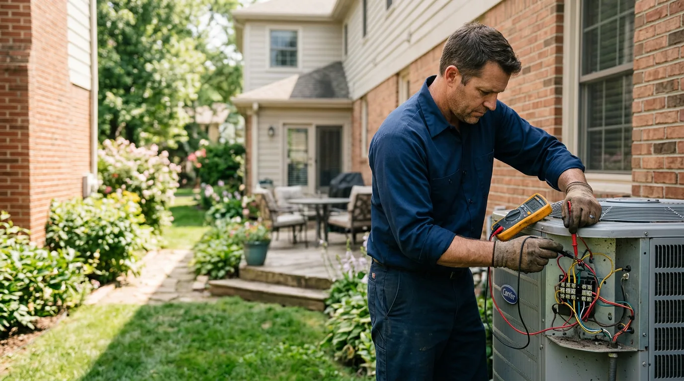 HVAC technician working near Pineville, LA